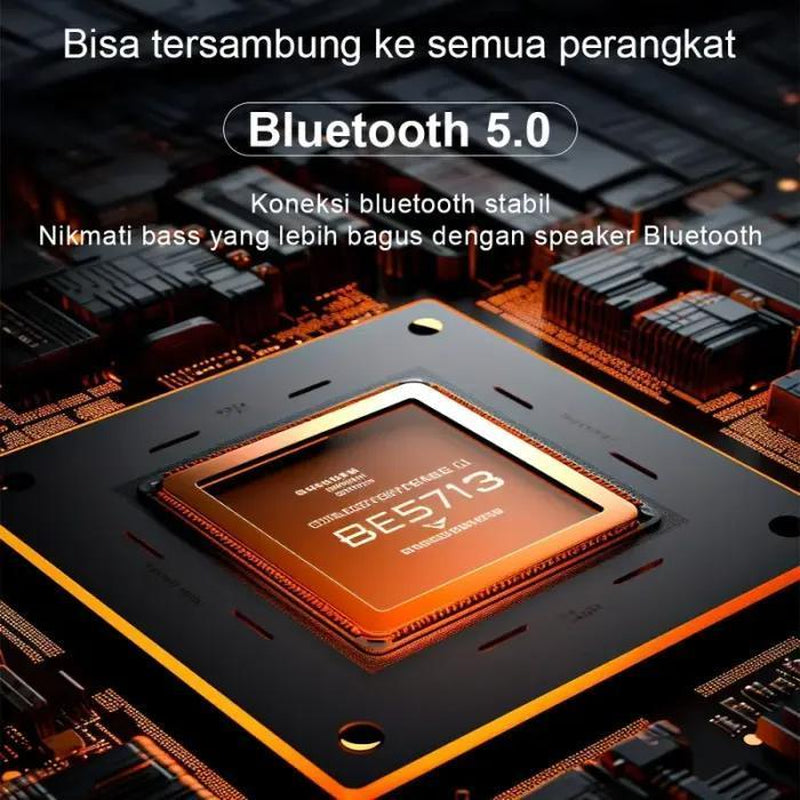 Wireless Audio Bluetooth Speaker 5In1 Phone Holder Emergency Rechargeable Withcolorful Ambient Light 300° Foldable for Tablet Iphone Android, Gifts for Men Women ļ¼Black