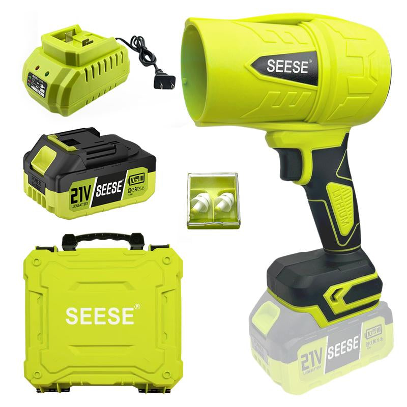 【Tiktokshopholidayhaul】Seese Cordless Leaf Blower Violent Turbofan,Brushlesspure Copper Motor Jet Fan with Battery,Cordlessturbo Super Power Air Duster, Car Drying after Wash, Snowremoval Gift for Thanksgiving,Christmas,New Year