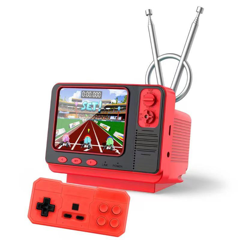 PYBGE 【Save Feature】Retro Video Game Console GV300S: 308 Built-In Classic Games, Classic Retro 3-Color Gamepad, Mini Handheld Tv-Style Game Player – Ideal for Kids & Adult Nostalgia Enthusiasts