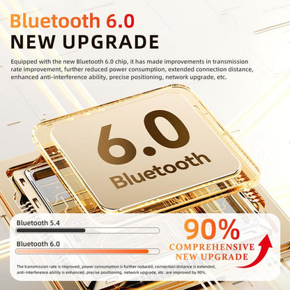 Monster Ear Buds - Headphones Bluetooth with Dual-Fold Design, Noise Isolation - 145H Playtime Wireless Earbuds Bluetooth 6.0, IPX5 Waterproof & Sweatproof Wireless Headphones, Headset Ideal Traveling Gadgets & Electronic Gifts for Men and Women