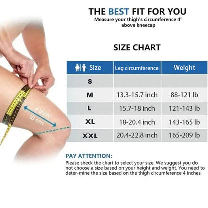 Keeps You Warm in Winter, Comes with Knee Pads and Straps to Relieve Knee Pain; 2-Pack Unisex Knee Compression Sleeves, Suitable for Running, Weightlifting, Basketball, Gym Workouts, Can Relieve Meniscus Tears, Arthritis and Joint Pain.