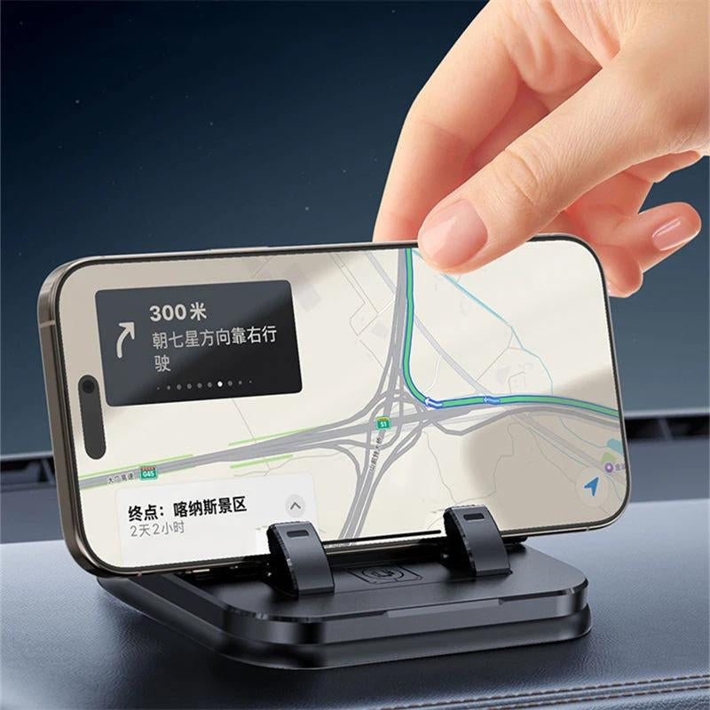 Car Phone Holder, Portable Mobile Phone Holder, Stable and Durable.In-Built Parking Number Plate Function, Quickly Switch to a Phone Number Plate.