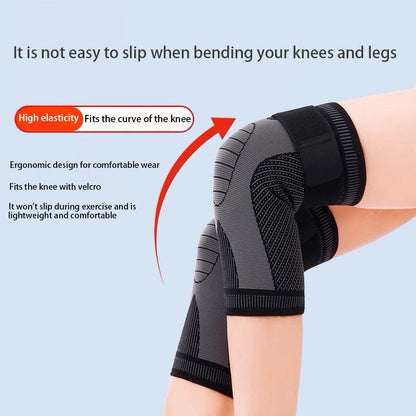 Keeps You Warm in Winter, Comes with Knee Pads and Straps to Relieve Knee Pain; 2-Pack Unisex Knee Compression Sleeves, Suitable for Running, Weightlifting, Basketball, Gym Workouts, Can Relieve Meniscus Tears, Arthritis and Joint Pain.