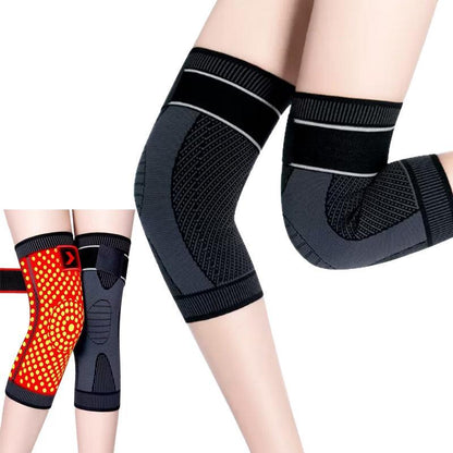 Keeps You Warm in Winter, Comes with Knee Pads and Straps to Relieve Knee Pain; 2-Pack Unisex Knee Compression Sleeves, Suitable for Running, Weightlifting, Basketball, Gym Workouts, Can Relieve Meniscus Tears, Arthritis and Joint Pain.