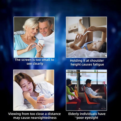 Mobile Phone Magnifier - Ultra-Hd Screen Magnifier for Easy TV Viewing Orientation for Landscapes Use Eye Protection Full-Screen Mobile Phone Magnification-10"