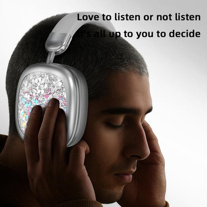 YANUQIA Wireless Headphones, Over-Ear Headphones, Hi-Fi Stereo , Suitable for Travel, Work, Sports and Games, Built-In Microphone, Large Battery for Long-Lasting, Suitable for Iphone, Laptop, Ios/Android Bluetooth Headphones