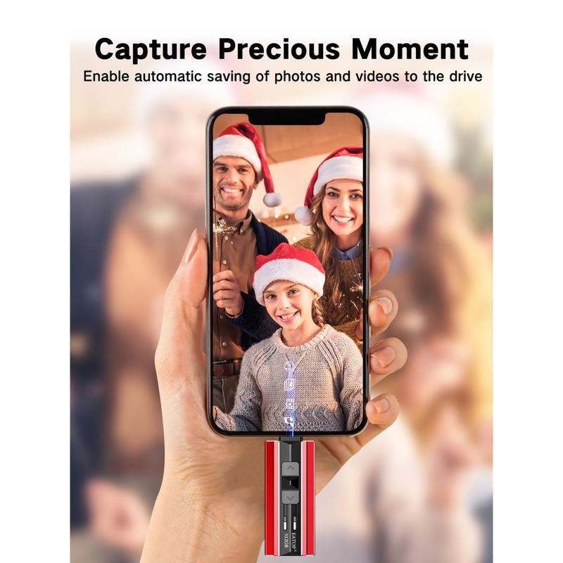 EATOP USB Flash Drive Intended for Iphone Ipad, Memory Stick Storage for Photos and Videos Backup, Compatible with Iphone Ipad Android PC, Plug and Play, No Application Required