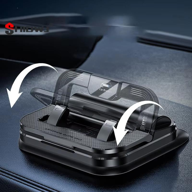 Car Phone Holder, Portable Mobile Phone Holder, Stable and Durable.In-Built Parking Number Plate Function, Quickly Switch to a Phone Number Plate.