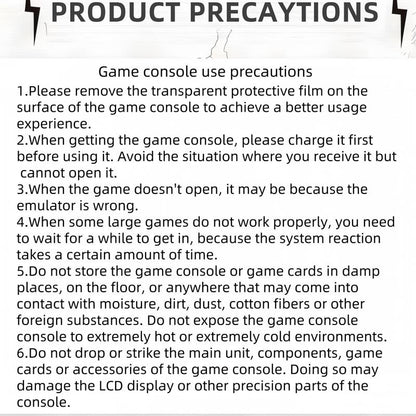 Portable Retro Game Console with 5.5-Inch Large Screen, Supports 10 Emulators, Ultra HD Graphics, Ideal Gift for Birthday, Father’S Day & Christmas, Handheld Game Console