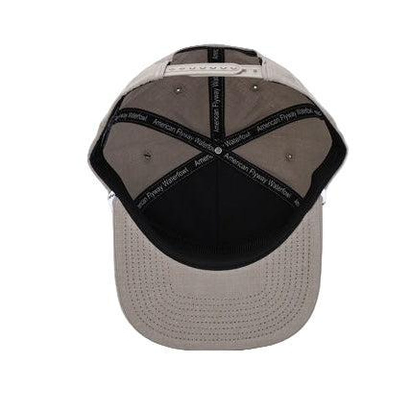 Grey with White/Black Stripe Rope Goose Ripstop Hat Freedom Feather Snapback Baseball Cap Adjustable