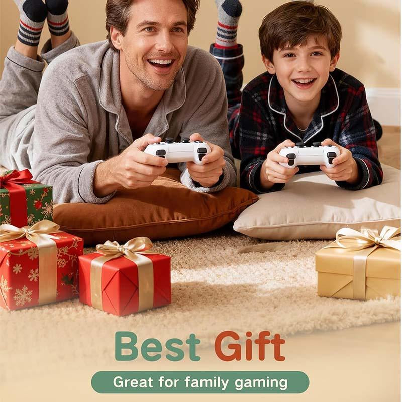 Mass Games Retro Game Console with 20000+ Built-In Games 19 Emulators 2 Wireless Controllers 4K Output & 64GB SD Card Perfect for Kids & Adults - Portable Gaming System,Tiktokshopblackfriday