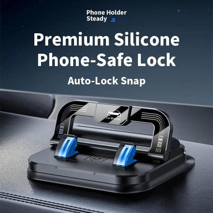 Car Phone Holder, Portable Mobile Phone Holder, Stable and Durable.In-Built Parking Number Plate Function, Quickly Switch to a Phone Number Plate.