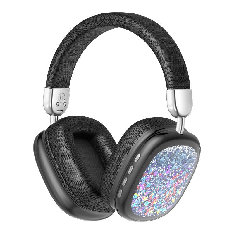 YANUQIA Wireless Headphones, Over-Ear Headphones, Hi-Fi Stereo , Suitable for Travel, Work, Sports and Games, Built-In Microphone, Large Battery for Long-Lasting, Suitable for Iphone, Laptop, Ios/Android Bluetooth Headphones