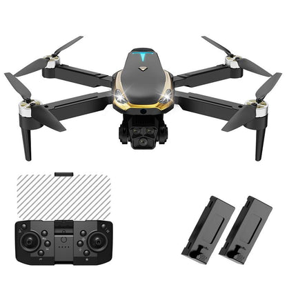 Aerial Drone M8 Pro 2025 GPS Positioning 4K UHD EIS Camera 5G Wifi FPV Brushless Motors Optical Flow Hover Intelligent Obstacle Avoidance Auto Return 360° Stunt Roll Two Batteries