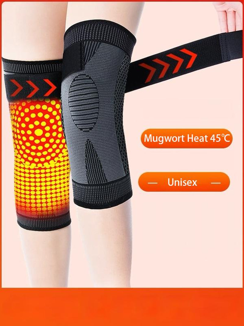 Keeps You Warm in Winter, Comes with Knee Pads and Straps to Relieve Knee Pain; 2-Pack Unisex Knee Compression Sleeves, Suitable for Running, Weightlifting, Basketball, Gym Workouts, Can Relieve Meniscus Tears, Arthritis and Joint Pain.
