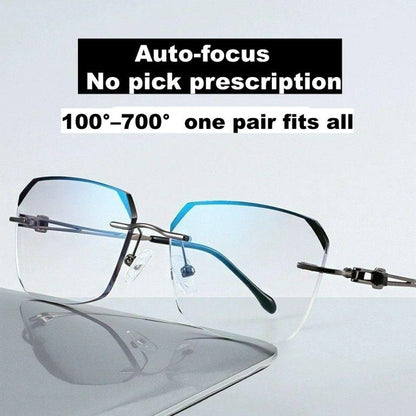 Auto-Focus Reading Glasses for Men & Women — Multi-Distance Vision, UV Auto-Darkening Lenses, Perfect for Reading, Computer, Driving & Daily Wear (6 Styles)