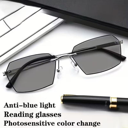 Auto-Focus Reading Glasses for Men & Women — Multi-Distance Vision, UV Auto-Darkening Lenses, Perfect for Reading, Computer, Driving & Daily Wear (6 Styles)