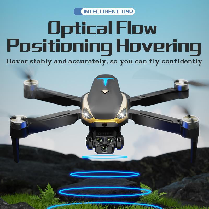 Aerial Drone M8 Pro 2025 GPS Positioning 4K UHD EIS Camera 5G Wifi FPV Brushless Motors Optical Flow Hover Intelligent Obstacle Avoidance Auto Return 360° Stunt Roll Two Batteries