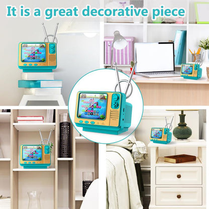 PYBGE 【Save Feature】Retro Video Game Console GV300S: 308 Built-In Classic Games, Classic Retro 3-Color Gamepad, Mini Handheld Tv-Style Game Player – Ideal for Kids & Adult Nostalgia Enthusiasts