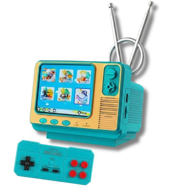 PYBGE 【Save Feature】Retro Video Game Console GV300S: 308 Built-In Classic Games, Classic Retro 3-Color Gamepad, Mini Handheld Tv-Style Game Player – Ideal for Kids & Adult Nostalgia Enthusiasts