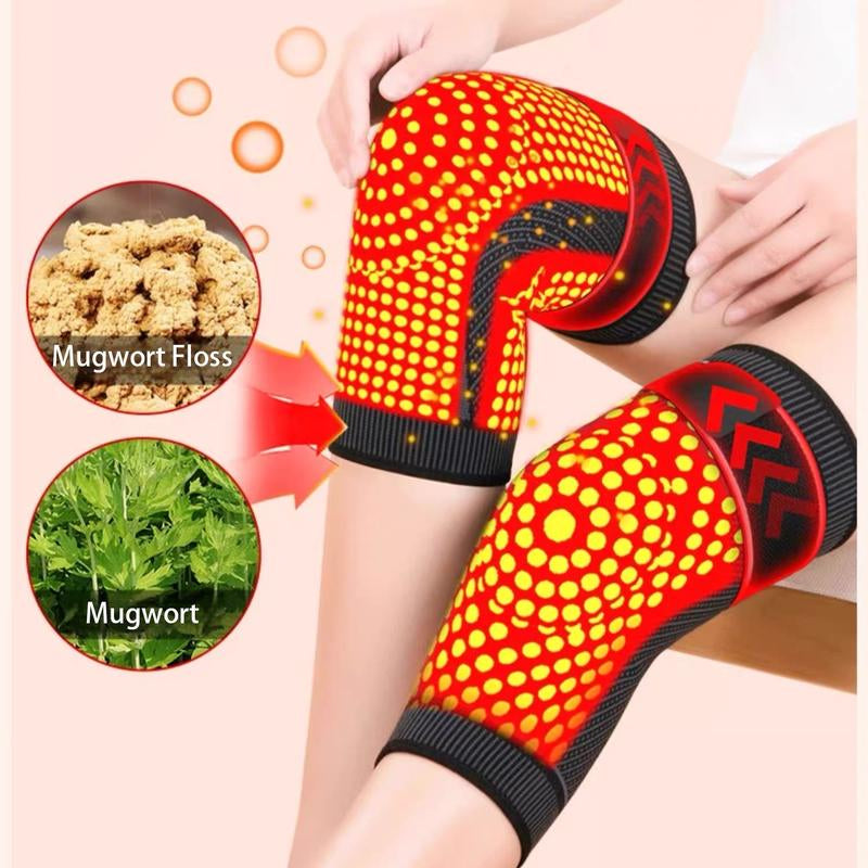Keeps You Warm in Winter, Comes with Knee Pads and Straps to Relieve Knee Pain; 2-Pack Unisex Knee Compression Sleeves, Suitable for Running, Weightlifting, Basketball, Gym Workouts, Can Relieve Meniscus Tears, Arthritis and Joint Pain.