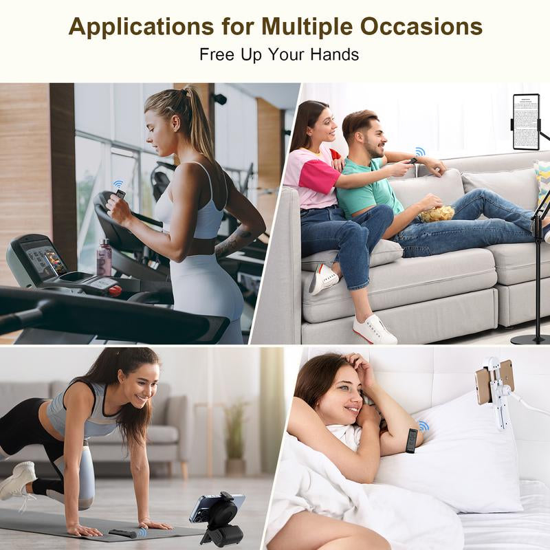 PUTARE Remote Control for Tiktok Scrolling with Smartphone Holder Stand, Wireless Scroller Page Turner, Camera Shutter Video Recording for Ios Android, Cellphone Selfie Accessory,Upgraded,Tiktokshopholidayhaul