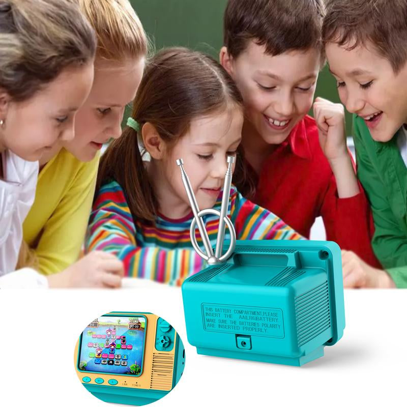 PYBGE 【Save Feature】Retro Video Game Console GV300S: 308 Built-In Classic Games, Classic Retro 3-Color Gamepad, Mini Handheld Tv-Style Game Player – Ideal for Kids & Adult Nostalgia Enthusiasts