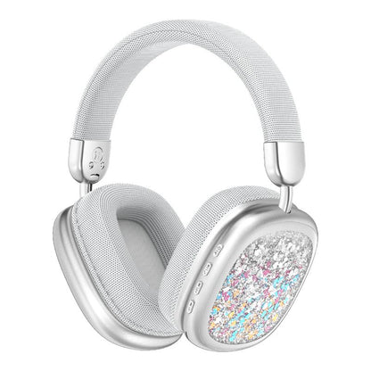 YANUQIA Wireless Headphones, Over-Ear Headphones, Hi-Fi Stereo , Suitable for Travel, Work, Sports and Games, Built-In Microphone, Large Battery for Long-Lasting, Suitable for Iphone, Laptop, Ios/Android Bluetooth Headphones