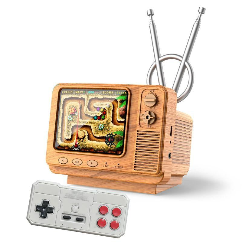 PYBGE 【Save Feature】Retro Video Game Console GV300S: 308 Built-In Classic Games, Classic Retro 3-Color Gamepad, Mini Handheld Tv-Style Game Player – Ideal for Kids & Adult Nostalgia Enthusiasts