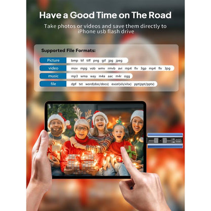 EATOP USB Flash Drive Intended for Iphone Ipad, Memory Stick Storage for Photos and Videos Backup, Compatible with Iphone Ipad Android PC, Plug and Play, No Application Required
