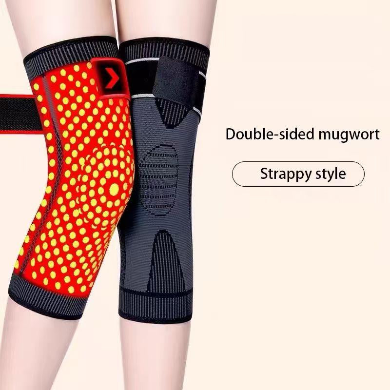 Keeps You Warm in Winter, Comes with Knee Pads and Straps to Relieve Knee Pain; 2-Pack Unisex Knee Compression Sleeves, Suitable for Running, Weightlifting, Basketball, Gym Workouts, Can Relieve Meniscus Tears, Arthritis and Joint Pain.