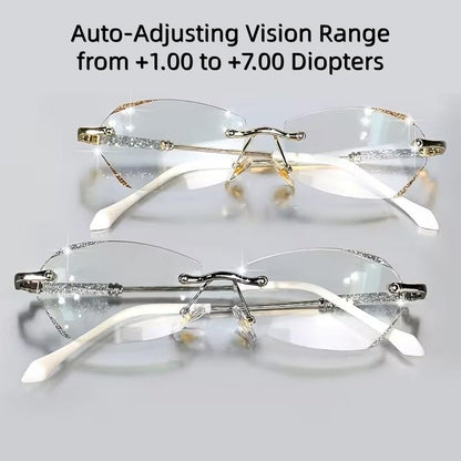 Auto-Focus Reading Glasses for Men & Women — Multi-Distance Vision, UV Auto-Darkening Lenses, Perfect for Reading, Computer, Driving & Daily Wear (6 Styles)