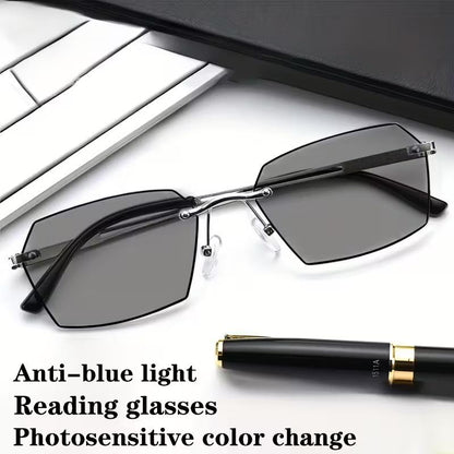 Auto-Focus Reading Glasses for Men & Women — Multi-Distance Vision, UV Auto-Darkening Lenses, Perfect for Reading, Computer, Driving & Daily Wear (6 Styles)