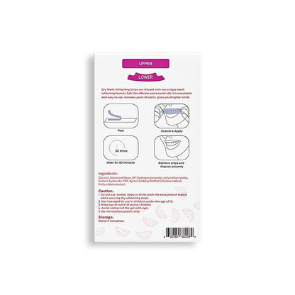 ICESEE Watermelon Flavored Teeth Whitening Strips, 28-Day Treatment, Gently Cares for Sensitive Gums, Removes Coffee and Tea Stains, Suitable for Daily Teeth Whitening.