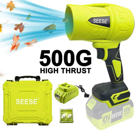 【Tiktokshopholidayhaul】Seese Cordless Leaf Blower Violent Turbofan,Brushlesspure Copper Motor Jet Fan with Battery,Cordlessturbo Super Power Air Duster, Car Drying after Wash, Snowremoval Gift for Thanksgiving,Christmas,New Year
